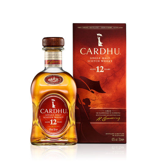 Cardhu 12 años whisky escocés de malta 70cl