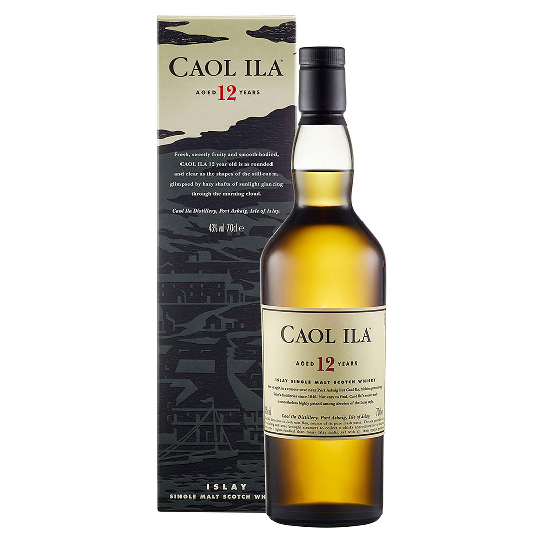 Caol Ila 12 Años whisky escocés de malta de la Isla de Islay 70cl