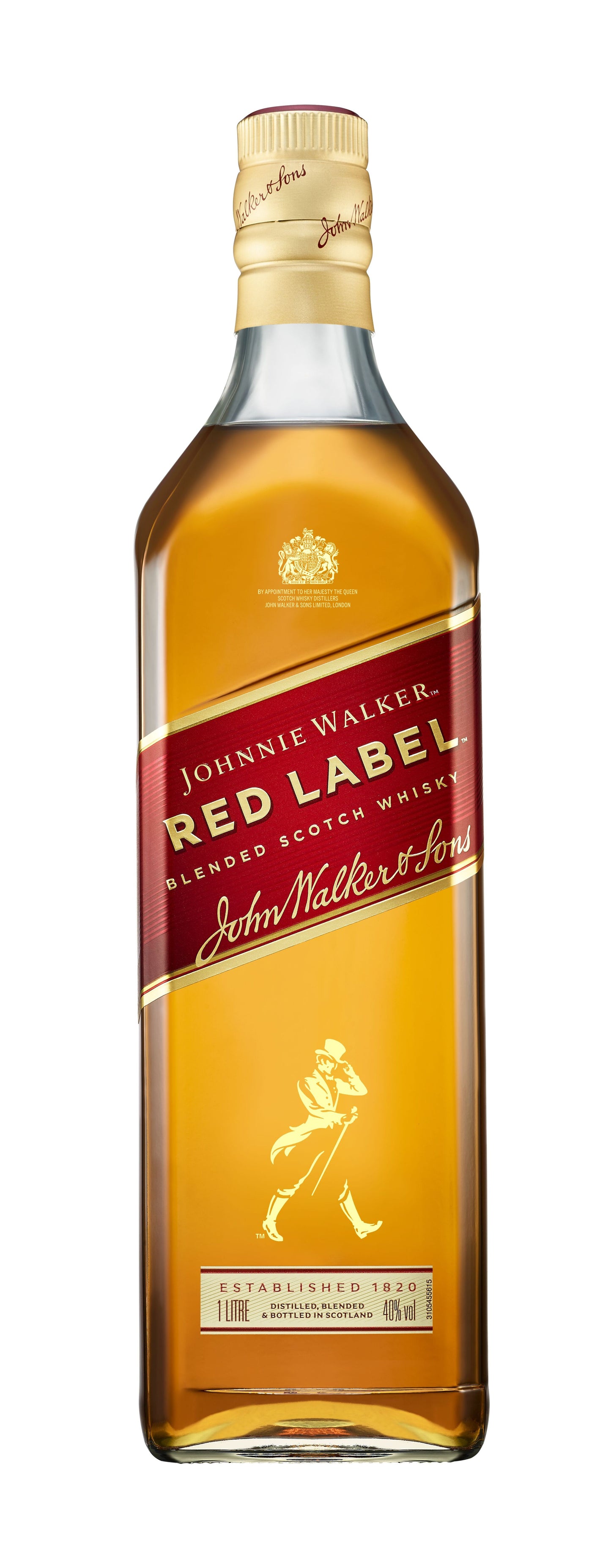 Johnnie Walker Red Label whisky escocés de mezcla 1L